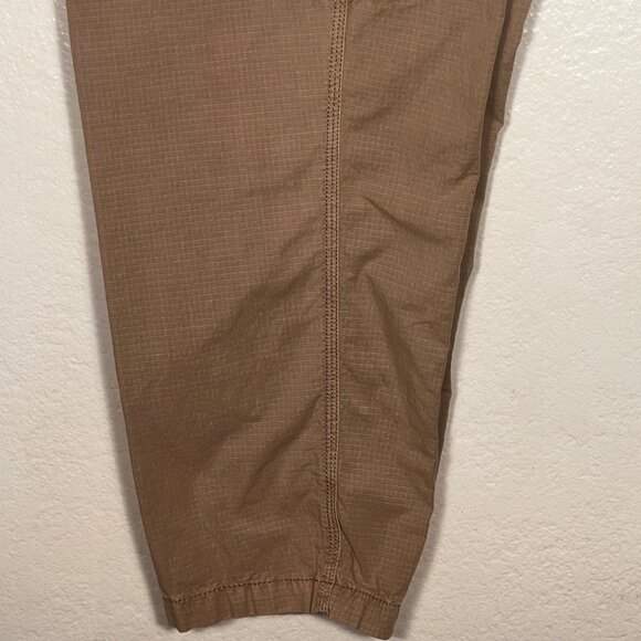 Sonoma Womens Cargo Pants Size 16 Khaki Light Brown Comfortable Elastic Waist - Picture 6 of 16